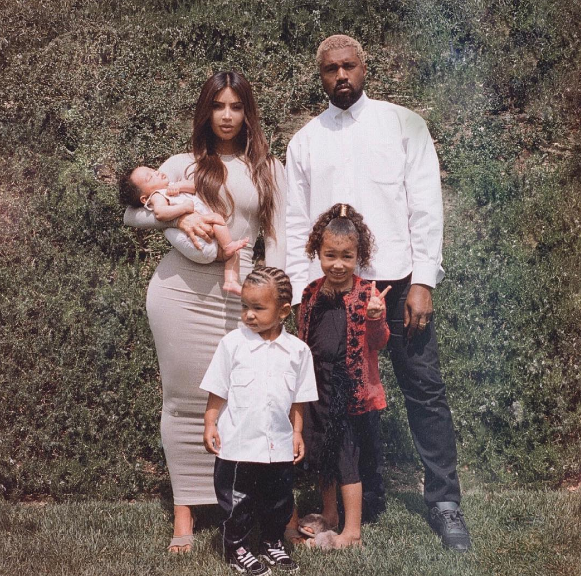 Mini Kanyes: North, Saint, And Chicago West Are Too Adorable In New Family Photo
